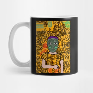 Captivating Charm: A Timeless Portrait Mug